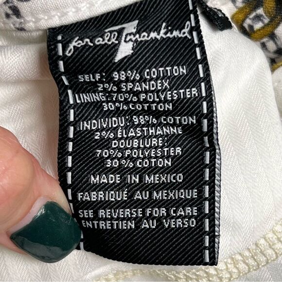 7 for all mankind high waist ankle skinny jeans 🔥 NWT 🔥 Size 25 - Picture 7 of 7